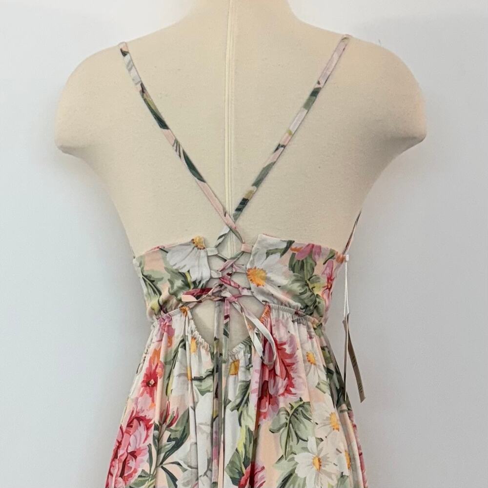 Maaji Spring Garden Eva Long Maxi Dress Floral Botanical Tropical M NWT - Picture 9 of 13